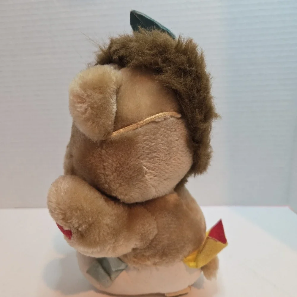 1985 Applause Hanna Barbera PAW PAWS Brave‎ Paw Indian Bear Stuffed Plush 9
